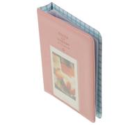 Homoyoyo Album Photo Inséré Mini Format Carnet de Billets Rose Organisateur de Cartes Photo Soi-Même pour Souvenirs et Présent Personnalisé