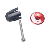 Homoyoyo Alliage D’Aluminium Embout de Guidon de Vélo Rouge 3 Paires | Installation Rapide, Retrait Facile, pour Cintre 18 à 23,5mm, Usage Route et Déplacement Urbain