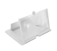 Homoyoyo Amplificateur Écran Téléphone Portable avec Support Blanc Agrandisseur Films et Lecture Protection Yeux et Zoom Optique Smartphone
