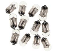 Homoyoyo Ampoules Miniatures Électriques 12 Pièces à Culot Vis 2,5 V 0,3 A pour Expériences Scientifiques et Lampe Torche d'Extérieur