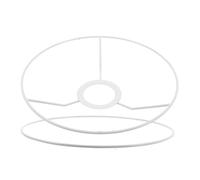Homoyoyo Anneau de Cadre Abat Jour Rond Robuste Support DIY pour Lampe de Table Cadre Filaire pour Lampe de Bureau Lampadaire Suspension