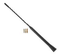 Homoyoyo Antenne de Toit Voiture Amplifiée Mât FM Am Robuste Accessoire Auto avec Base Signal Radio Amélioré Installation Facile avec Vis