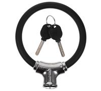 Homoyoyo Antivol de Vélo à Chaîne Portable Noir Petit Taille en Acier Renforcé Verrouillage sans Clé, Antivol Réutilisable pour VTT, Scooter et Usage Extérieur