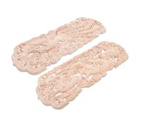 Homoyoyo Appliques Bois Sculpté Non Peint Dragon et Phénix Décoratifs pour Meubles Angle Cadres Rectangulaires Européens pour Porte Lit Armoire DIY Décoration Intérieure Élégante