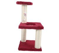 Homoyoyo Arbre à Chat Griffoir Niveaux Sisal pour Chatons et Chats Adultes Poste Escalade Vertical et Souris Intégré Support Antidérapant et Résistant pour Protéger Meubles et Stimuler
