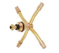 Homoyoyo Arroseur Rotatif à Quatre Bras pour Pelouse et Jardin Tête Arrosage Légère et Portable Raccord Rapide pour Tuyau Eau Système Irrigation pour Espaces Verts