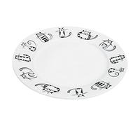 Homoyoyo Assiette Céramique Chat Cartoon Décorative pour Desserts Dîners et Assiette Multifonctionnelle pour Fruits Snacks et Steaks Accessoire de Maison Pratique et Facile à Nettoyer