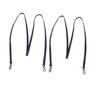 Homoyoyo Attaches-moufles Élastiques pour Garçon et Filles 2 Pièces, Cordon de Cou Pratique en Tissu Doux, Pinces à Moufles Antiperte pour Ski et Activités Hiver, Couleur Bleu Marine,