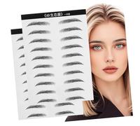 Homoyoyo Autocollant Pour Sourcils 10 Paires Taille Unique Effet Cheveux Imperméable Pour Femmes Usage Quotidien Patch De Sourcil Artificiel
