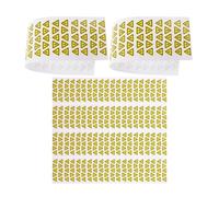 Homoyoyo Autocollants D'avertissement de Danger Électrique Jaunes 200 Pcs 1 Cm Triangle Adhésif pour Panneaux de Sécurité Industrielle et Signalisation Électrique