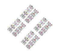 Homoyoyo Autocollants De Halloween 18 Feuilles - Stickers Pour Maquillage Et Décorations - Autocollants Fantômes Sorcières Et Citrouilles Pour Visage Et Corps