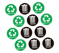 Homoyoyo Autocollants de Poubelle de des Déchets Étiquettes Adhésives Étanches pour Classification des Déchets Autocollants Pratiques pour Intérieur et Extérieur
