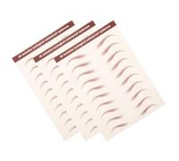 Homoyoyo Autocollants De Tatouage Pour Sourcils 3 Feuilles D'Autocollants Pour Sourcils Faux Transferts Autocollants À Décoller Toilettage Mise En Forme Pour Le Maquillage Des Yeux
