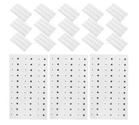 Homoyoyo Autocollants de Tatouage Temporaire Grains de Beauté Noirs 100 Pièces pour Visage et Yeux Femmes, Maquillage Naturel Hypoallergénique, Décorations Peau Douce Festivals et Fêtes