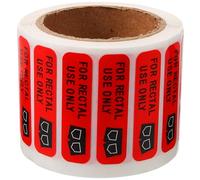 Homoyoyo Autocollants Imperméables « Usage Rectal Uniquement » 500 Pcs Rouleau, Étiquettes Adhésives Décoratives Humoristiques pour Bureau et Fête, Autocollants Multi-surfaces Résistants