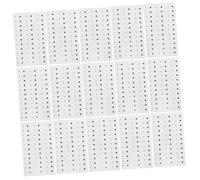 Homoyoyo Autocollants Ronds Faux Grains De Beauté 20 Pcs 5,7x9,7 Cm Autocollant Tatouage Temporaire Visage Costume Halloween Fête