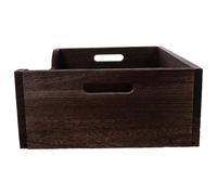 Homoyoyo Bac à Litière en Bois Teinté Grand Format 45X32X155 CM pour Chats et Chatons Bac Ouvert en Bois Massif Stable avec Bords Hauts Anti-Débordement pour Intérieur et Facile à