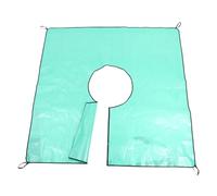 Homoyoyo Bâche à Feuilles avec Cordon de Serrage en Pp, Vert Clair, Imperméable et Résistante aux Déchirures, pour Taille des Arbres, Collecte des Feuilles, Jardin et Barbecue