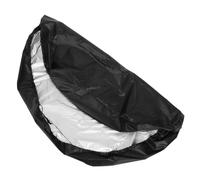 Homoyoyo Bâche de Protection pour Piscine Gonflable Noire 210D Couverture Hexagonale 180X150X20 CM Bâche Anti-Poussière Résistante aux Intempéries pour Spa et Jardin