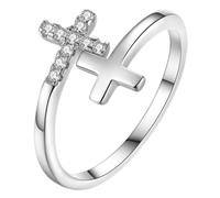 Homoyoyo Bague Croisée Pour Femme Bijou En Or Pour Décoration De Bague En Métal Féminine Délicate Ouverte Vintage Alliage D'Argent