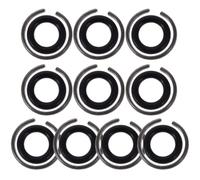 Homoyoyo Bague de blocage pour visseuse à chocs : 10 jeux de bague de verrouillage et bague de retenue 1/2 pouce - Pièces de rechange pour clé à chocs pneumatique - Pièces d'outils Anneau d'impact