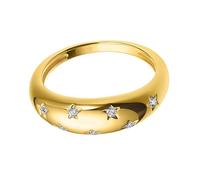Homoyoyo Bague Doigt Étoile Zircone Électroplaquée or Femme Design Géométrique Décoration Élégante