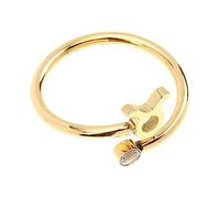 Homoyoyo Bague Ouverte Réglable Zircon Scintillant Anneau Bijoux Pour Et Femmes