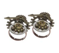 Homoyoyo Bague Steampunk en Engrenage et Horloge Bague Vintage pour Hommes et Femmes Bijoux Punk Élégants Accessoire de Mode Unique