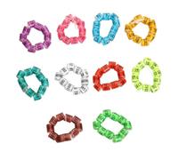 Homoyoyo Bagues Numérotées pour Pattes de Pigeon Multicolores, Identification Pratique, Légères et Polyvalentes, en Plastique Solide, Taille Standard, Couleur Aléatoire Style Aléatoire