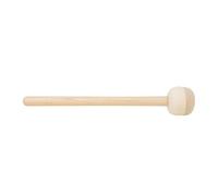 Homoyoyo Baguette de Caisse Claire en Bois à Manche Long, Tête en Feutre Bicolore Beige et Blanc, Maillet pour Percussion Légère, Accessoire Essentiel pour Batterie et Fanfares Scolaires