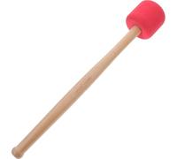 Homoyoyo Baguette de Grosse Caisse en Mousse Antidérapante Rouge, Bâton de Percussion 1 Pièce, Maillet Léger pour Entraînement Batterie et Percussion, Accessoire Polyvalent pour Musicien