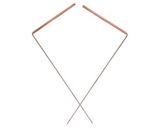 Homoyoyo Baguette de Sourcier Cuivre 2pcs en Cuivre Détection Facile à Transporter, Accessoire de Divination pour Chasseur de Fantôme et Exploration Précise