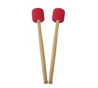 Homoyoyo Baguette pour Grosse Caisse Rouge avec Manche en Bois Antidérapant, Maillet Percussion pour Tambour à Main, Son Plein et Solide