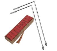 Homoyoyo Baguettes de Radiesthésie Acier Inoxydable Flexible et Détachable de Mesure Feng Shui Outil Pratique pour Divination et Détection Portable et Facile à Utiliser