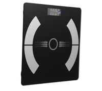 Homoyoyo Balance Connectée Électronique Multifonction pour Maison Mesure Précise Poids Corporel Composition Muscle Os Design Moderne Noir USB Rechargeable