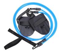 Homoyoyo Bande de Résistance Natation Poignées en Alliage D'aluminium et Cordon en TPR Polyester, Équipement pour Natation Stationnaire à Domicile, 40 LB de Traction