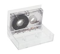 Homoyoyo Bande Vierge Cassette Vierge Vintage Cassettes Cassette Vide Décorations Ornement De Cassette Vierge Murale Faire La Fête Bande Claire Rétro Mini-Ruban 60 Minutes Plastique Blanche