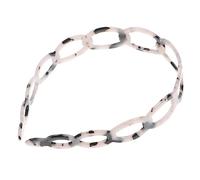 Homoyoyo Bandeau Cheveux Antidérapant Décoratif En Acetate Bleu Tortue, Taille Unique, Pour Femmes Et Filles, Soins Du Visage, Bain Et Coiffure Quotidienne