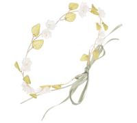 Homoyoyo Bandeau de Fleurs Muguet pour Femmes Couronne de Feuilles Délicate Accessoire Cheveux Mariage et Cérémonie Décorations Naturelles pour Photo et Fête Style Bohème