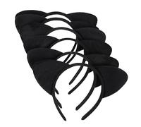 Homoyoyo Bandeau Oreilles De Chat Noir 6 Pièces - Accessoires Cosplay Élégants Et Confortables Pour Fêtes - Carnaval Et Halloween Décoration Adorable Pour Événements Festifs