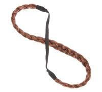 Homoyoyo Bandeau Tressé Élastique Pour Femmes - Accessoire De Cheveux Tressés En Brun Clair - Tête Tressé Stylé Pour Filles Et Femmes Idéal Pour Un Look Chic Et Décontracté