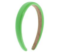 Homoyoyo Bandeau Uni Élastique Cheveux Femme Antidérapant Large Bord Serre-tête Cuir Pu