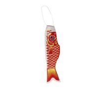 Homoyoyo Banderole Carpe Japonaise Koinobori Rouge Décoration Extérieure Étanche Suspendue Pour Jardin Et Bateau