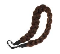 Homoyoyo Bandes Tressées pour Femmes Serre-tête Tressé Ajustable Bandeau Tressé pour Cheveux avec Fausse Tresse