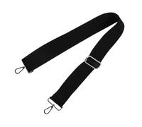 Homoyoyo bandoulière en Toile Large bandoulière réglable Remplacement des Larges Sangles de à Main STANDES DE Chose Port Sangle de à Main bandoulière pour Brise Métal Black