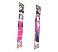 Homoyoyo Bannière De Porte Halloween 1 Paire Décoration Suspendue Thème Jour Des Morts Facile à Installer Pour Une Ambiance Festive à Et à L'Extérieur