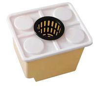 Homoyoyo Baril de Culture Hors Sol pour Serrage 1 Trou Panier Hydroponique Inclus Seau de Plantation Plastique pour Légumes et Fruits Outil Jardinage Hydroponique Culture sans Sol