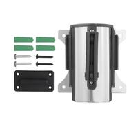 Homoyoyo Barrière de Sécurité Murale Ceinture Rétractable en Nylon Résistante en Acier Inoxydable pour Contrôle des Foules Galeries D'art et Expositions