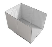 Homoyoyo Barrière pour Bac à Litière Pliable et Étanche 62X43 CM, Écran de Bac à Litière 3 Côtés, Protection Anti-Éclaboussures pour Chat, Accessoire Portable pour Enclos de Chatons et