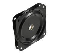 Homoyoyo Base De Chaise Pivotante Fer Plaque Pivotante Noire Anneau De Base pour Meuble Remplacement pour Siège De Voiture Design Carré Compact